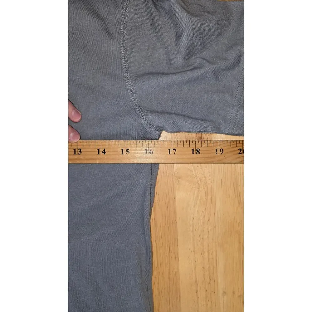 Y2k Style Waffle Knit Long Sleeve Gray and Red Boys Old Navy Size L